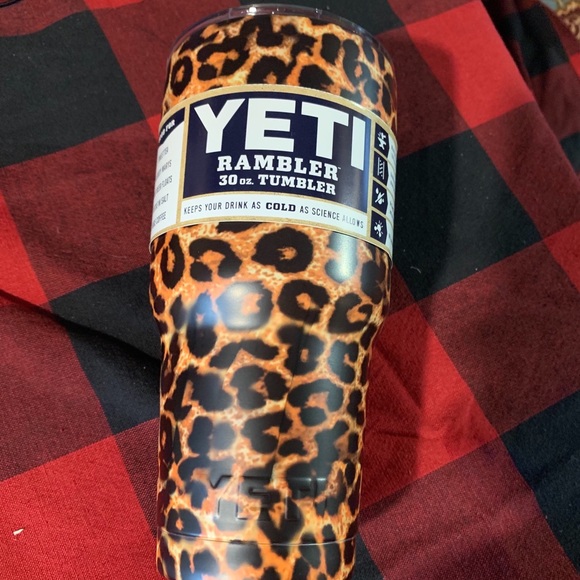leopard print yeti tumbler